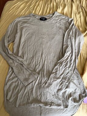 PacSun Men's Long Sleeve Crew Tee in Taupe